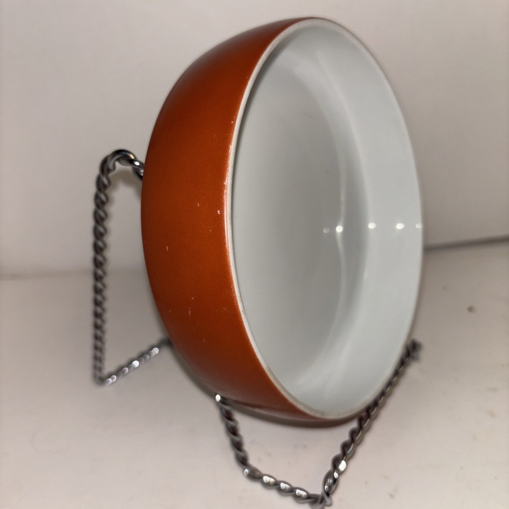 BLOCK Chromatics Gold Brown Bowl Vintage Germany 10008 Round 5 1/2"